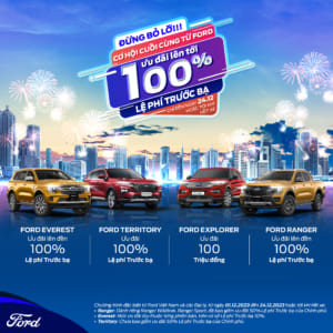 Quà tặng đặc biệt của Tây Bắc Ford nhân dịp Giáng sinh và Năm mới sắp đến